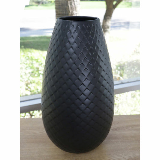 Athena Ceramic Vase, Black (Various Sizes)