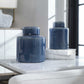 Sapphire Blue Saniya Containers, Set of 2