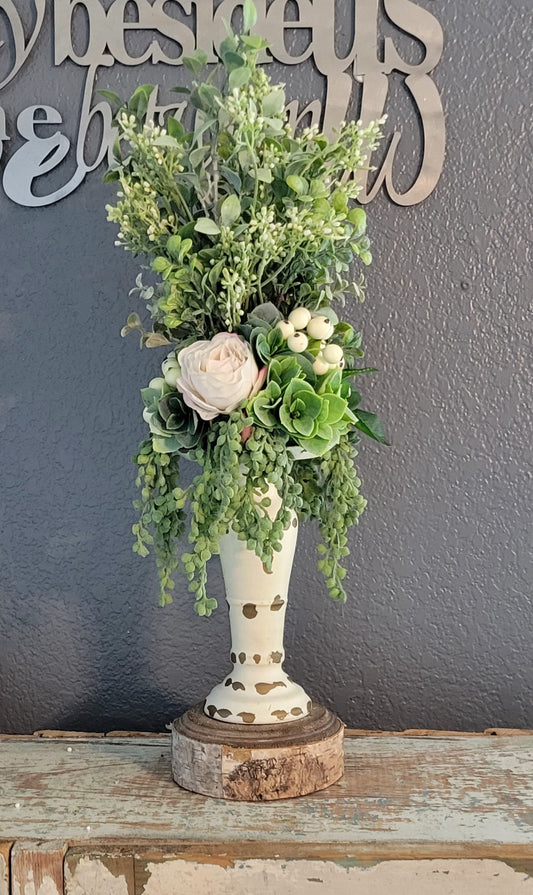 Neutral Candle Topper