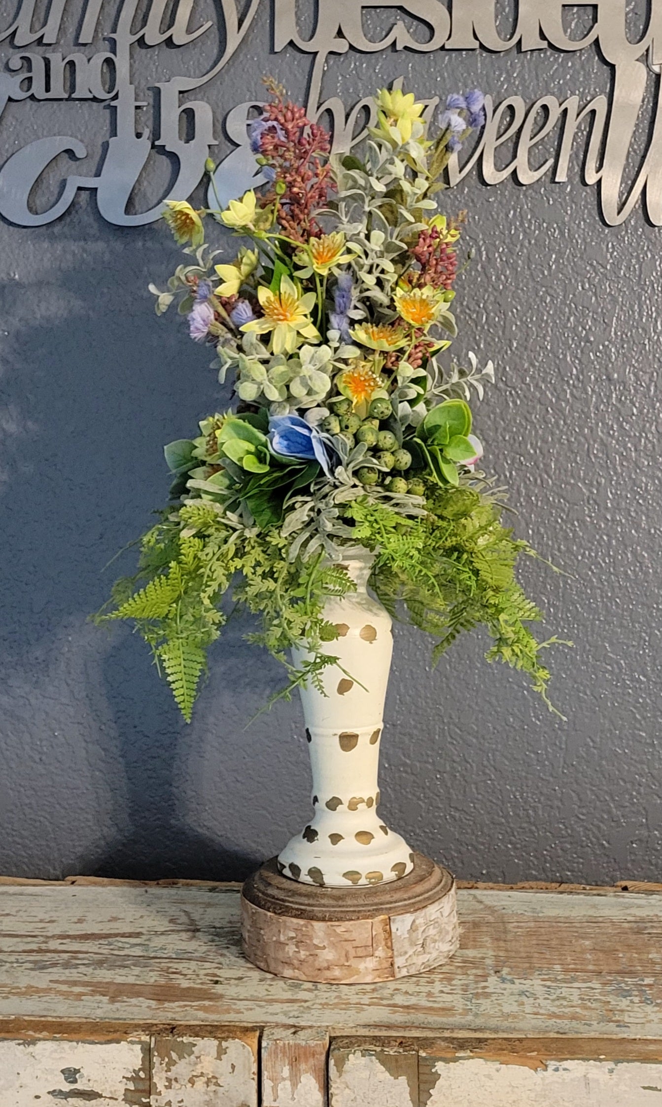 Wildflower Candle Topper