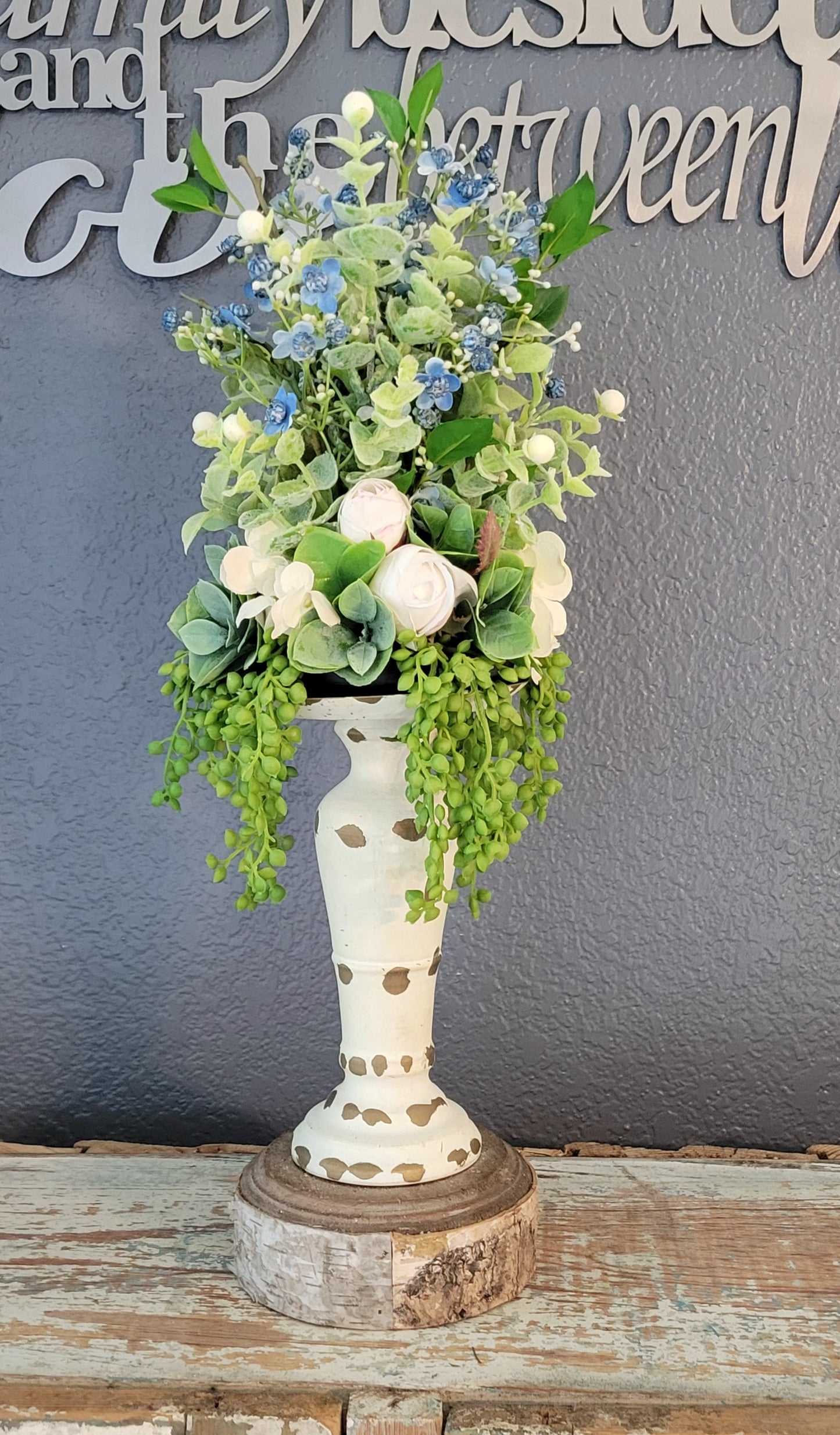 9" Tall Candle Topper