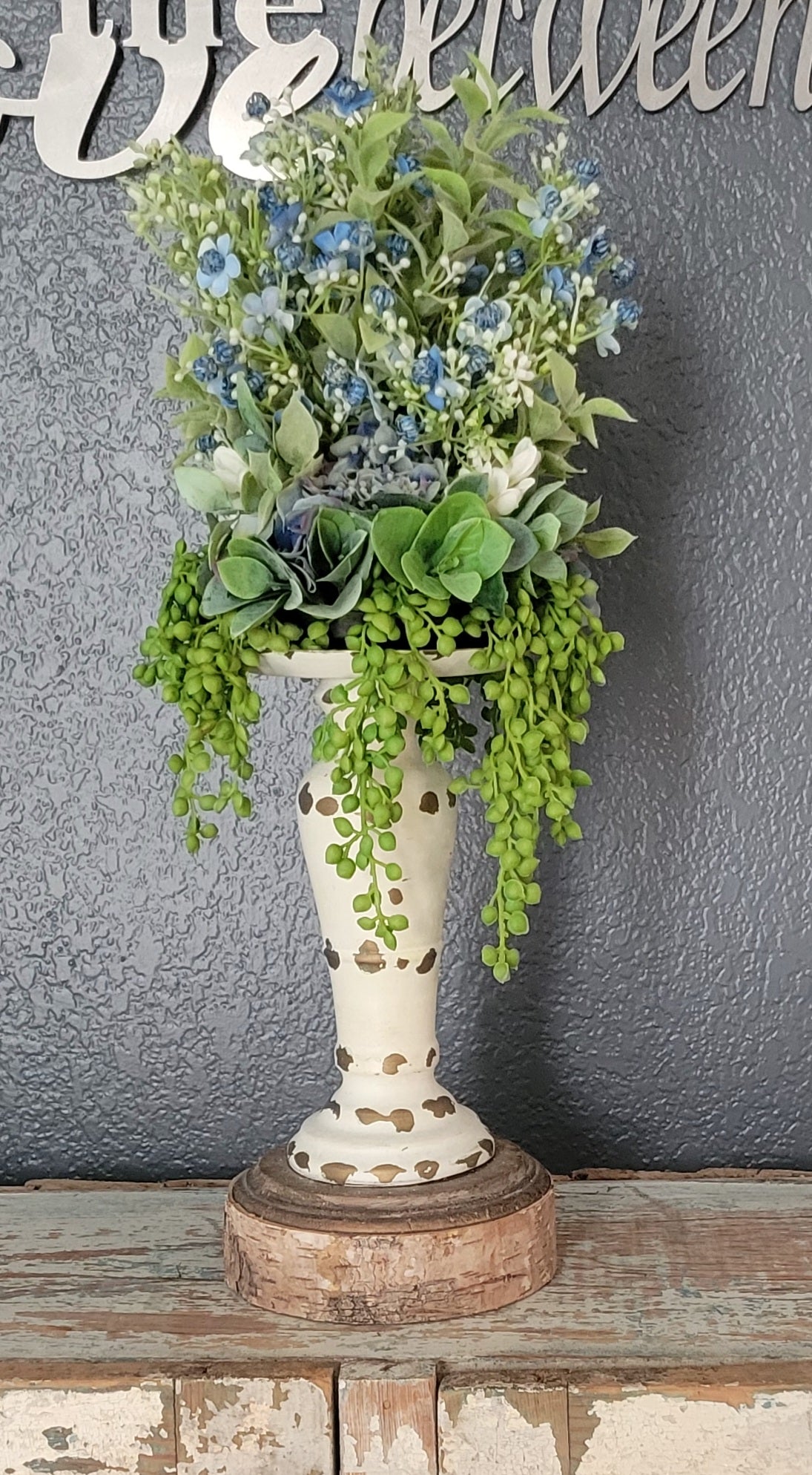 8" Tall Candle Topper