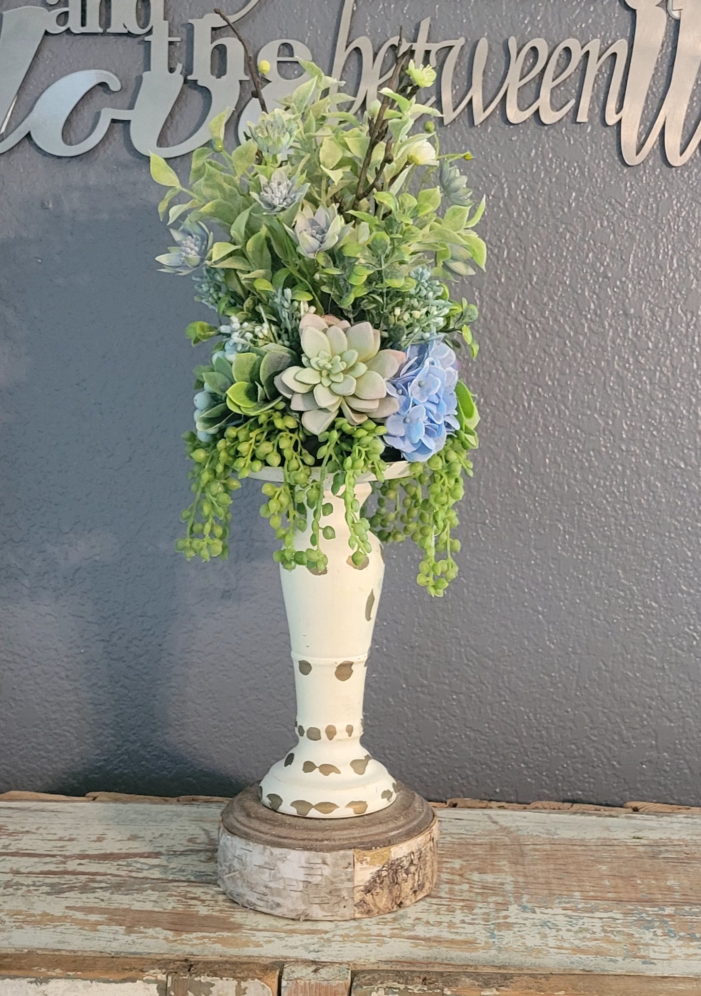 11" Tall Candle Topper