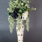 Navy And Cream Candle Topper