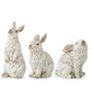 Medium White Resin Bunny (Various Styles)