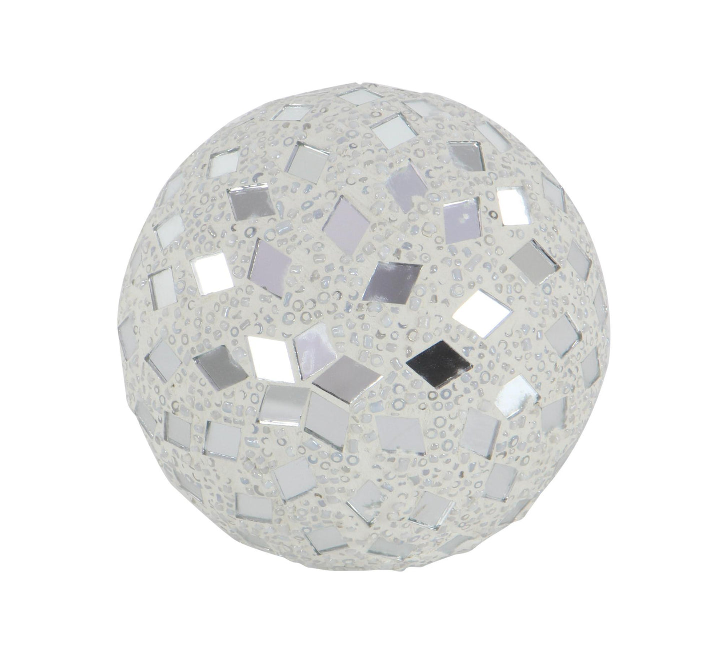 Decorative Mirror Mosaic Balls, Set of 4