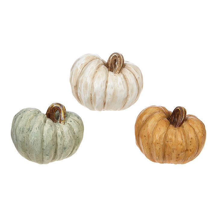 Distressed Resin Pumpkin (Various Colors)