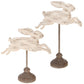 Distressed Whitewashed Bunny (Various Sizes)