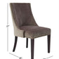 Velvet Dining Chair, Taupe