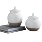 Ceramic Dipped Jars, Set of 2