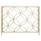 Gold Metal Contemporary Console Table
