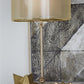 Gold Glam Metal & Glass Buffet Lamp
