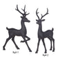 16.5" Matte Black Deer (Various Styles)