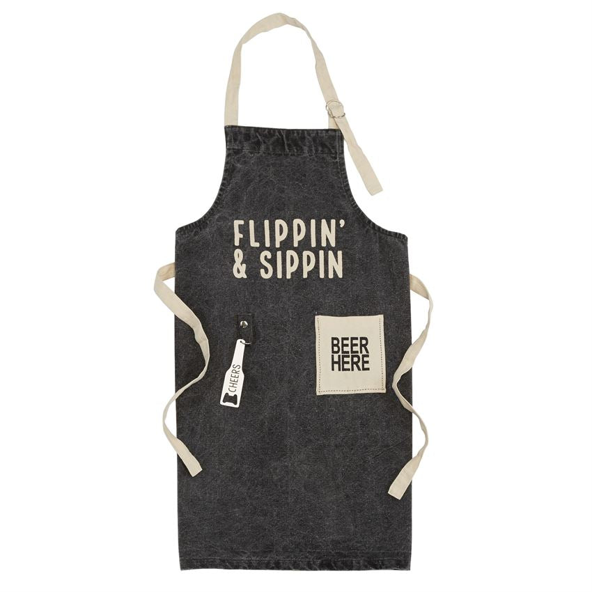 Flippin' & Sippin Apron