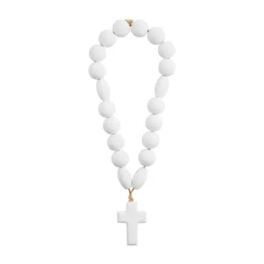 Decorative White Beads (Various Styles)
