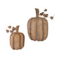 Wood Pumpkin (Various Sizes)