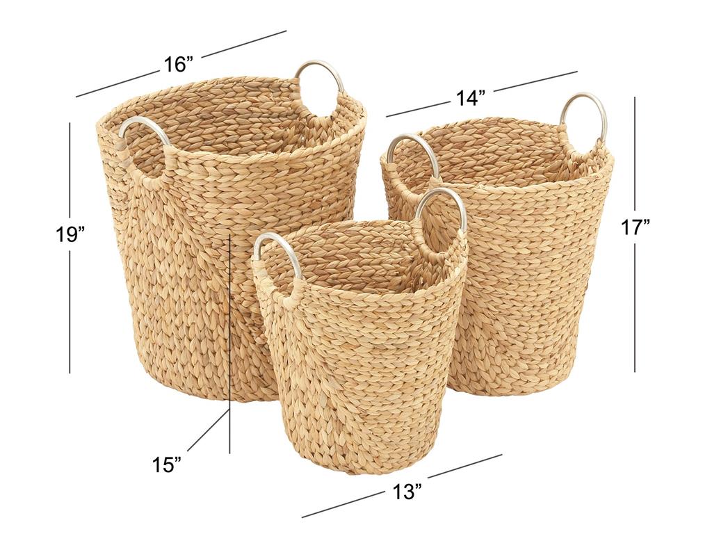 Tan Seagrass Storage Basket (Various Sizes)