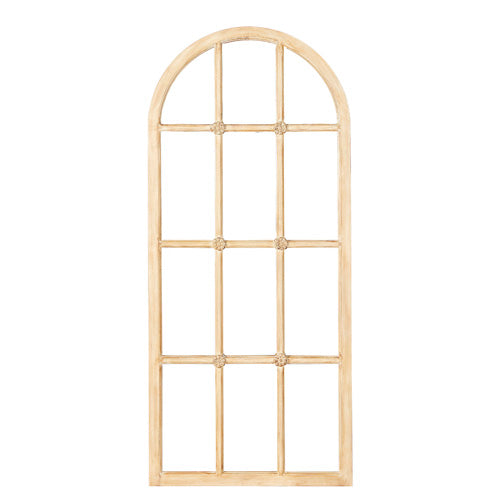 Arched Window Pane Mirror