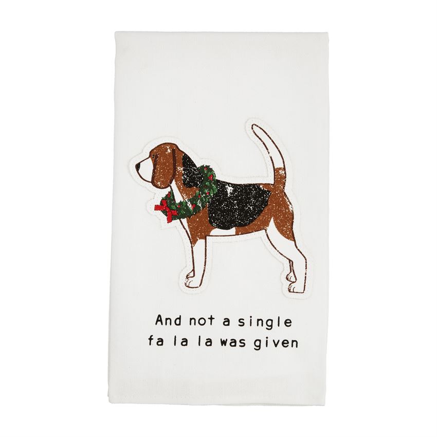 Dog Appliqued Towel (Various Styles)