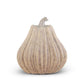 Tan Resin Ribbed Pumpkin, Tall