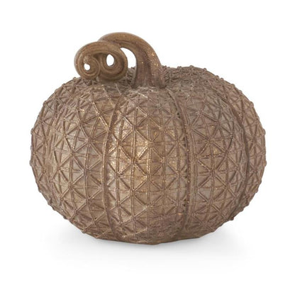 Resin Beige Textured Pumpkin (Various Styles)