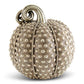 Resin Antique Gold Rivit Textured Pumpkin