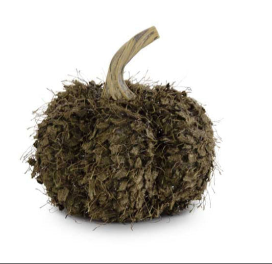 Khaki Green Fringe Pumpkin (Various Sizes)