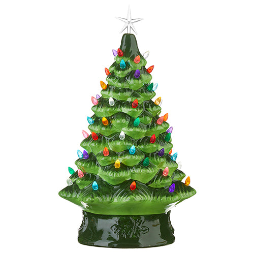 Vintage Lighted Tree with Timer (Various Sizes)