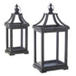 Black Lantern with Finial (Various Sizes)
