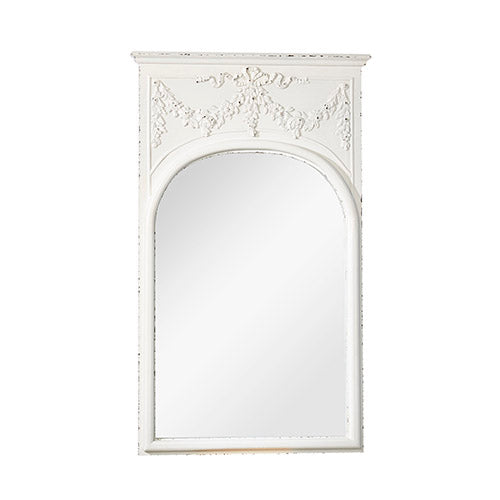 Floral Embossed Decorative Mirrored Panel