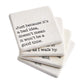 Sentiment Stone Coasters, Set of 4 (Various Styles)