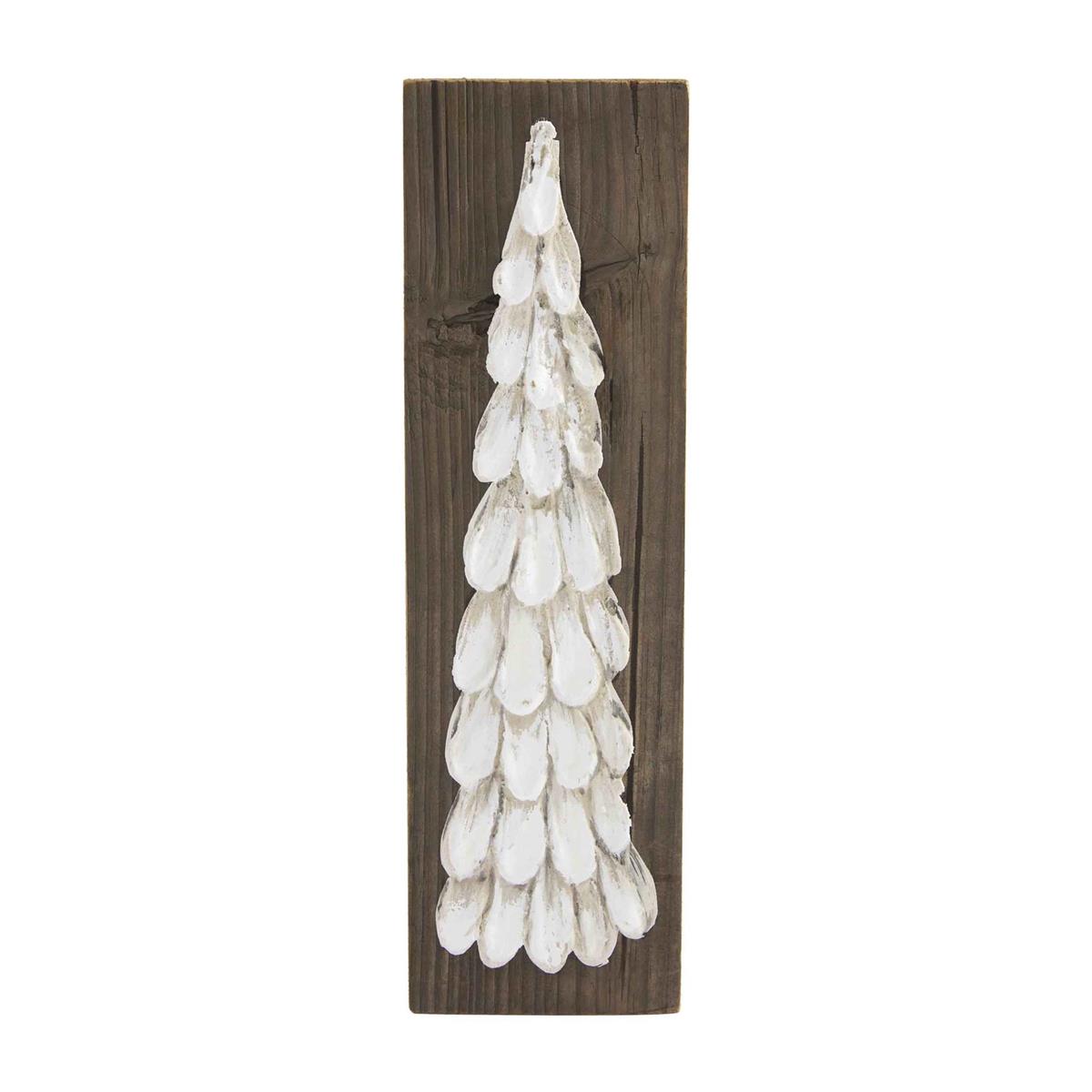 White Tree Reclaimed Christmas Plaque (Various Sizes)