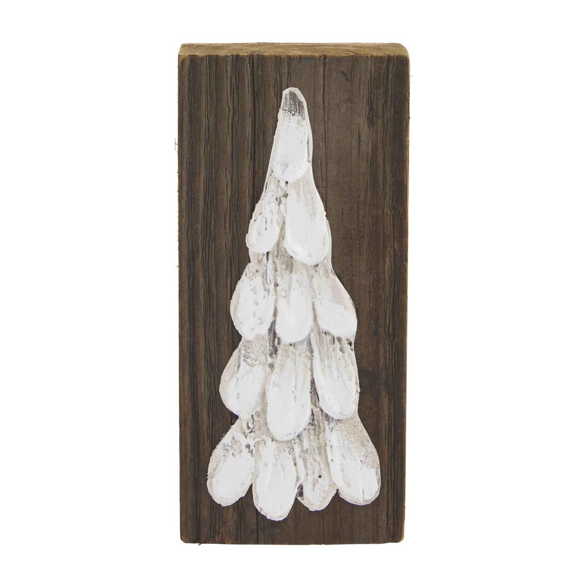 White Tree Reclaimed Christmas Plaque (Various Sizes)