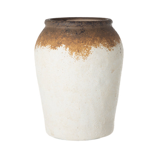 Antiqued Ceramic Vase