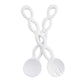 White Twisted Serving Set, Set of 2