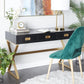 Black Wood Contemporary Console Table
