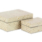 Beige Mother of Pearl Coastal Box (Various Sizes)