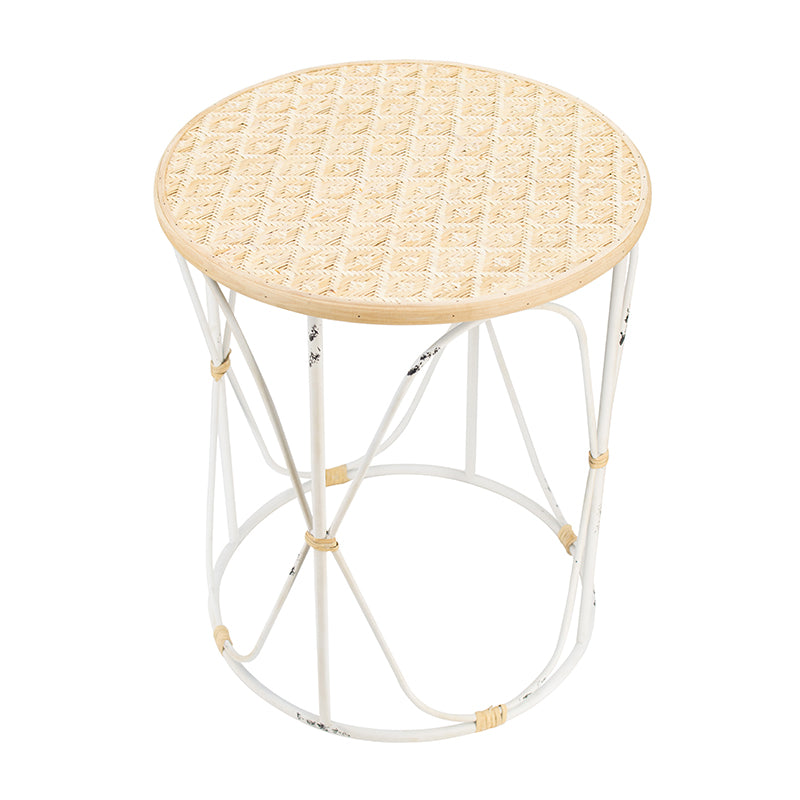 Bamboo Accent Tables, Set of 2