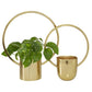 Cosmopolitan Gold Metal Planter (Various Sizes)