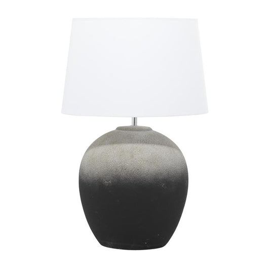 Modern Ceramic Table Lamp, Black