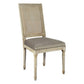 Square Maxwell Side Chair, Cottage White/Ash