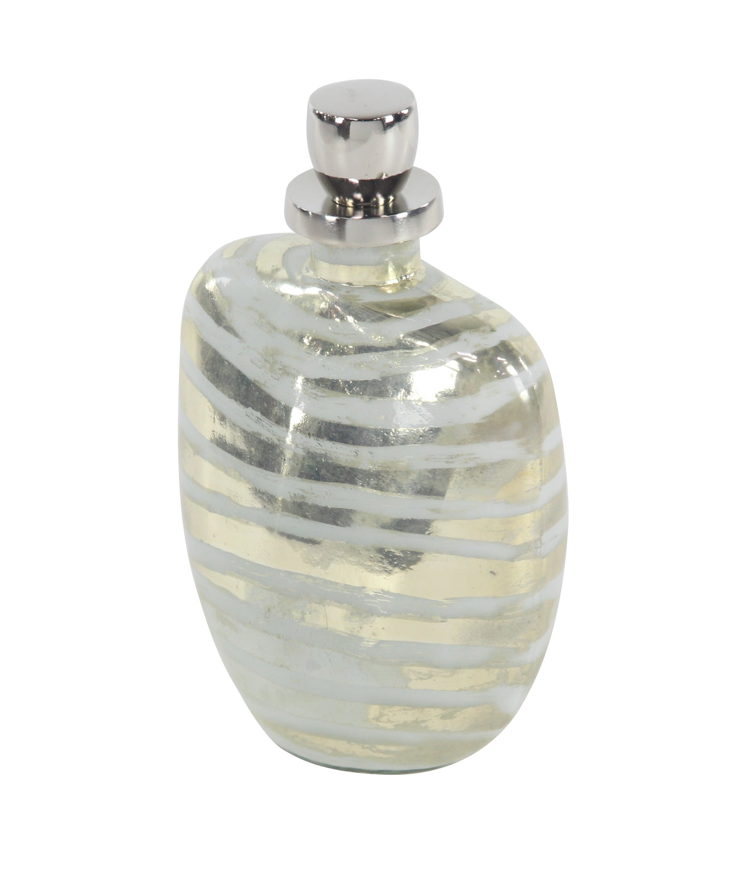 Striped Glass Bottle, Small