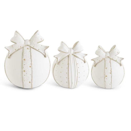 White Porcelain LED Ornament (Various Sizses)