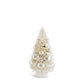 Cream Bottle Brush Tree with Champagne Ornaments (Various Sizes)
