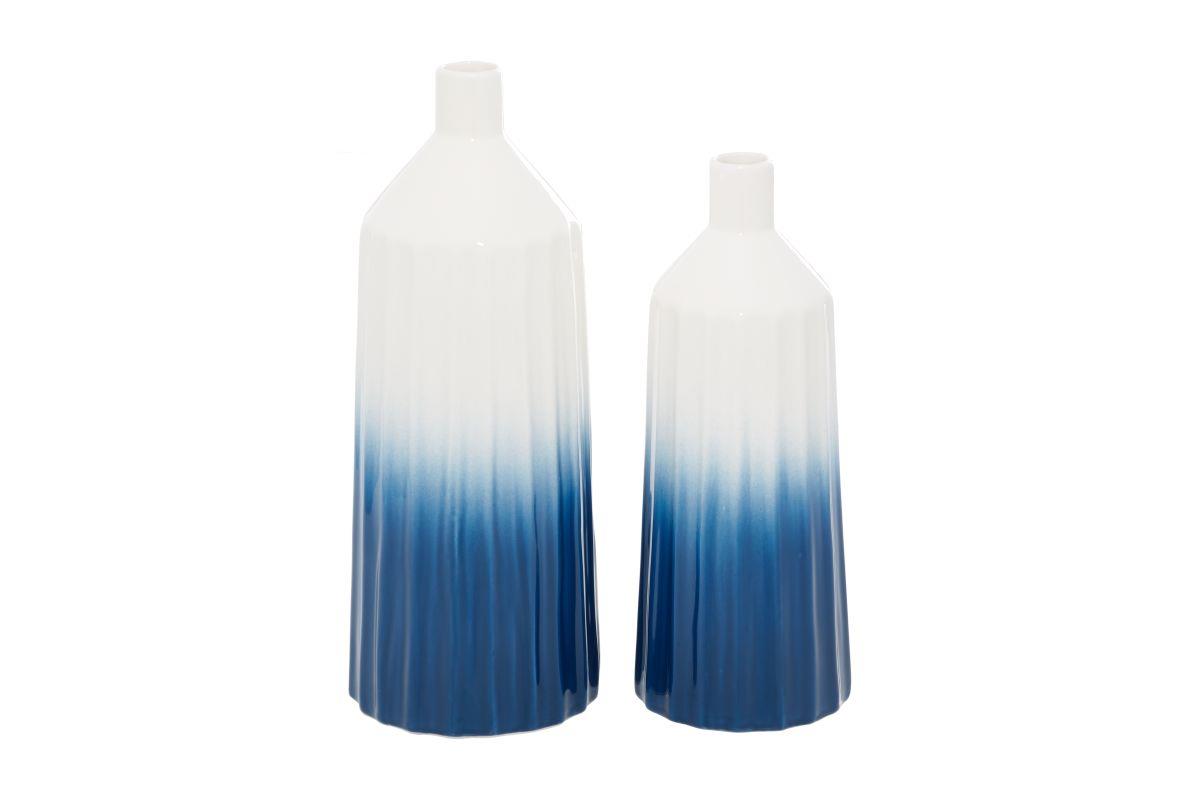 Ceramic Vase, Ombre Blue (Various Sizes)