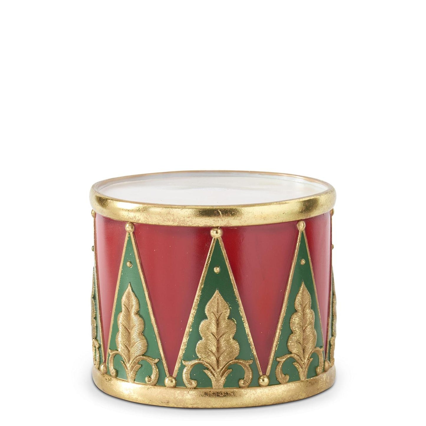 Red, Green & Gold Resin Nesting Drum Containers/Risers (Various Sizes)