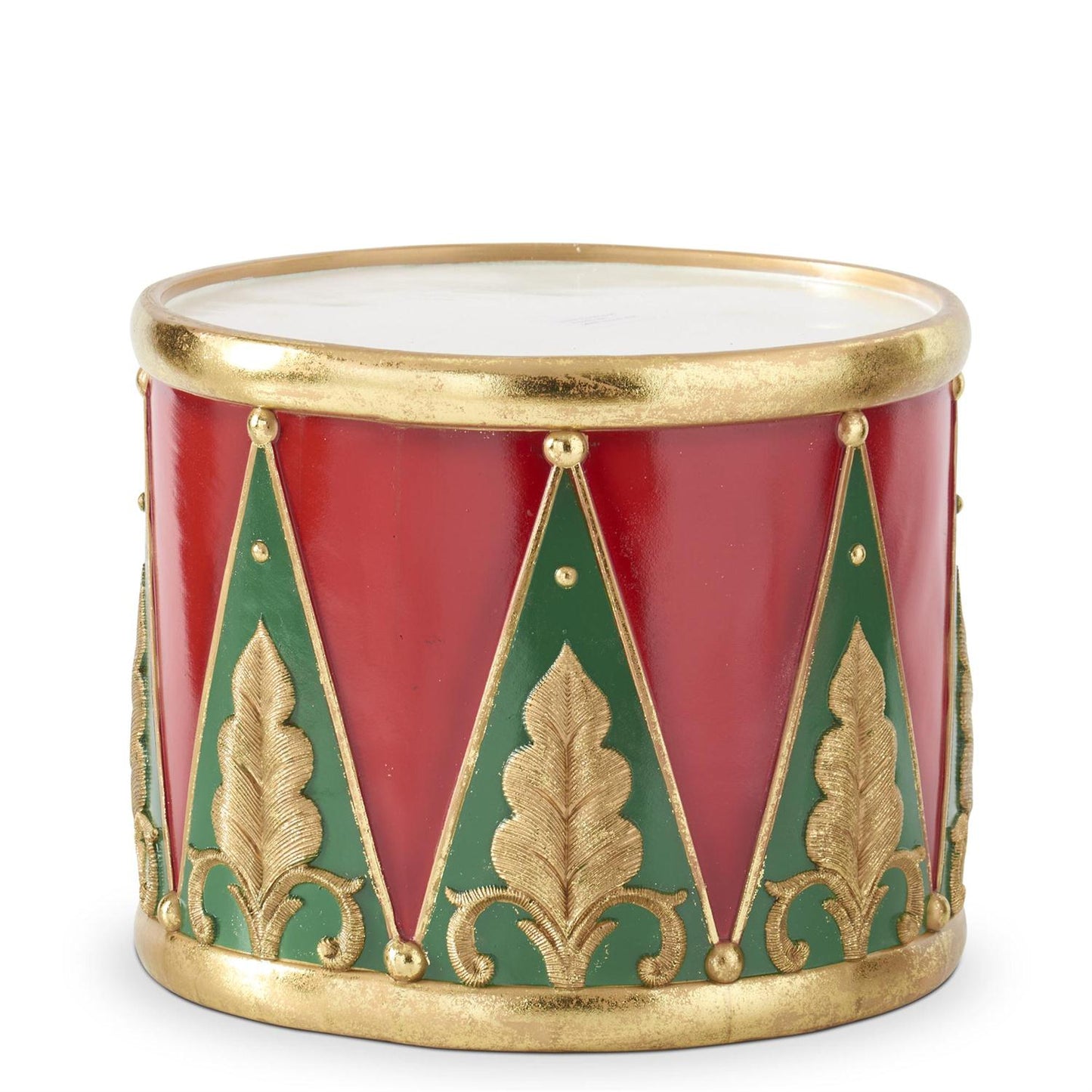 Red, Green & Gold Resin Nesting Drum Containers/Risers (Various Sizes)