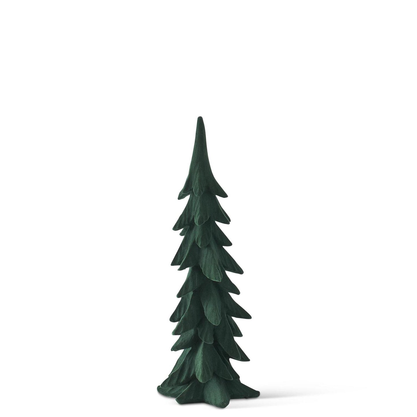 Dark Green Velvet Christmas Trees (Various Sizes)