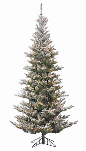 9' Sherwood Pine Tree, Flocked