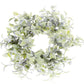 12" Laurel Leaf Candle Ring Wreath